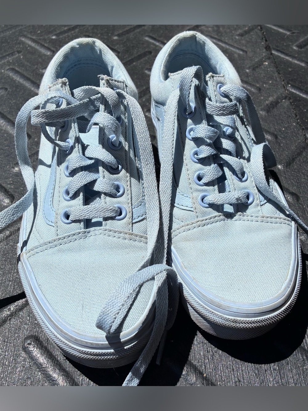 Vans Old Skool 'Pastel Mono - Dusty Blue' Womens SZ 6.5 US 36.5 EU